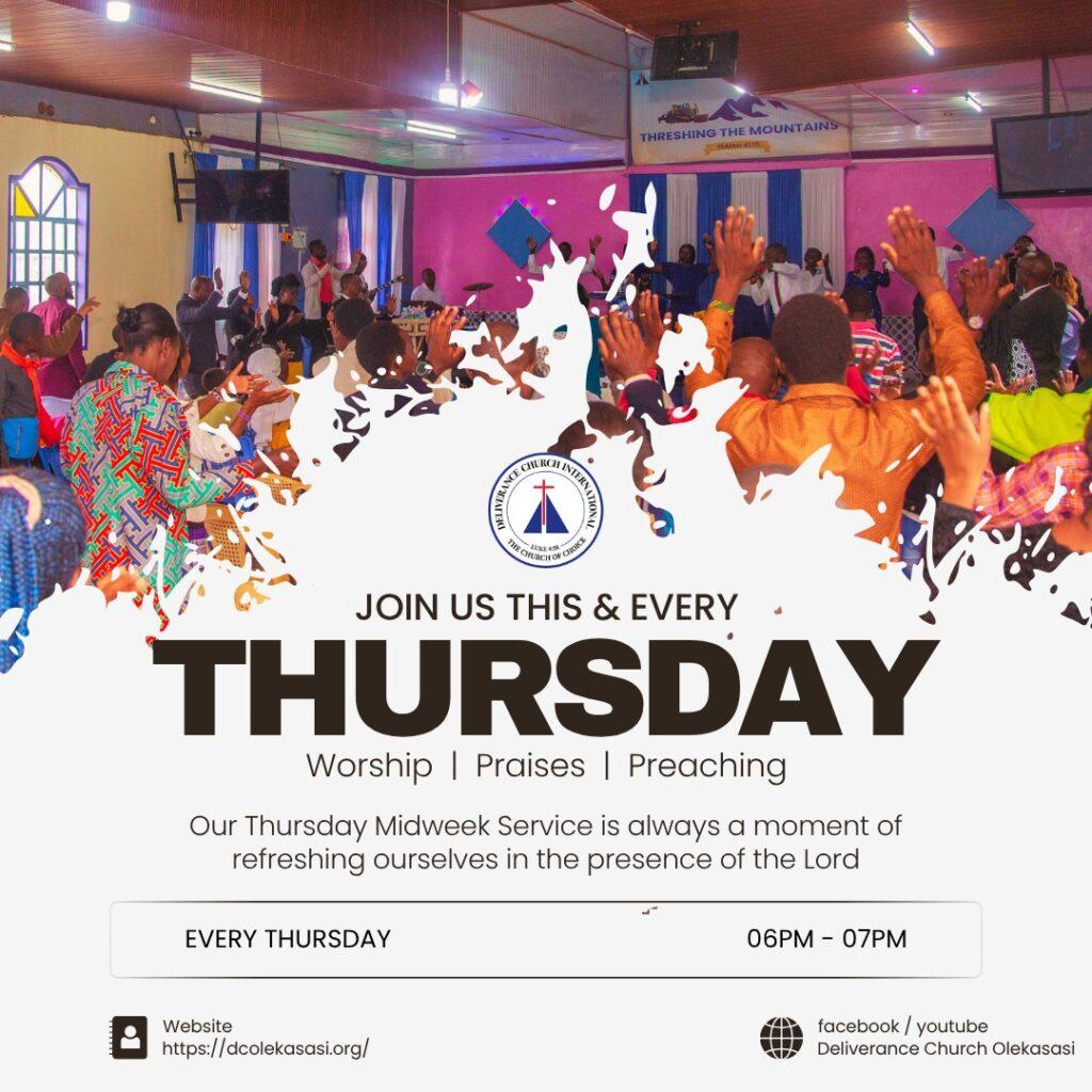 Thursday Midweek Serivce Poster